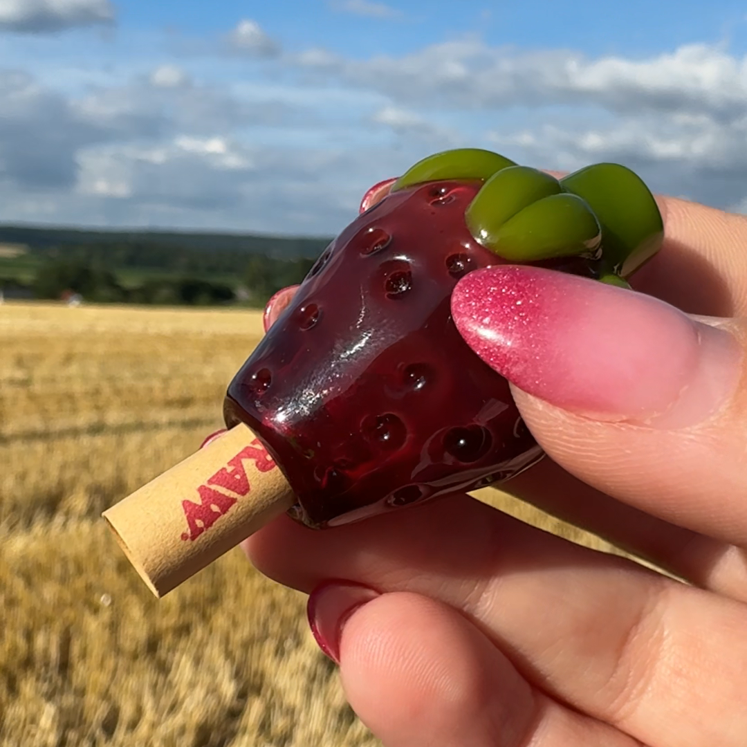 Strawberry Glass Bead