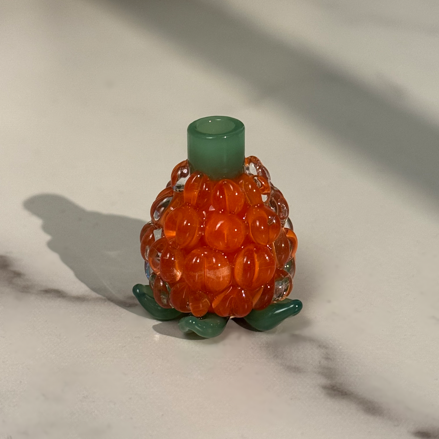 Handmade Cloudberry Glass Bead