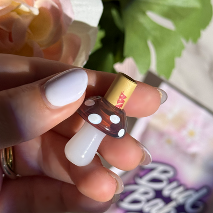 [NEW!] Handmade Mushroom Glass Bead