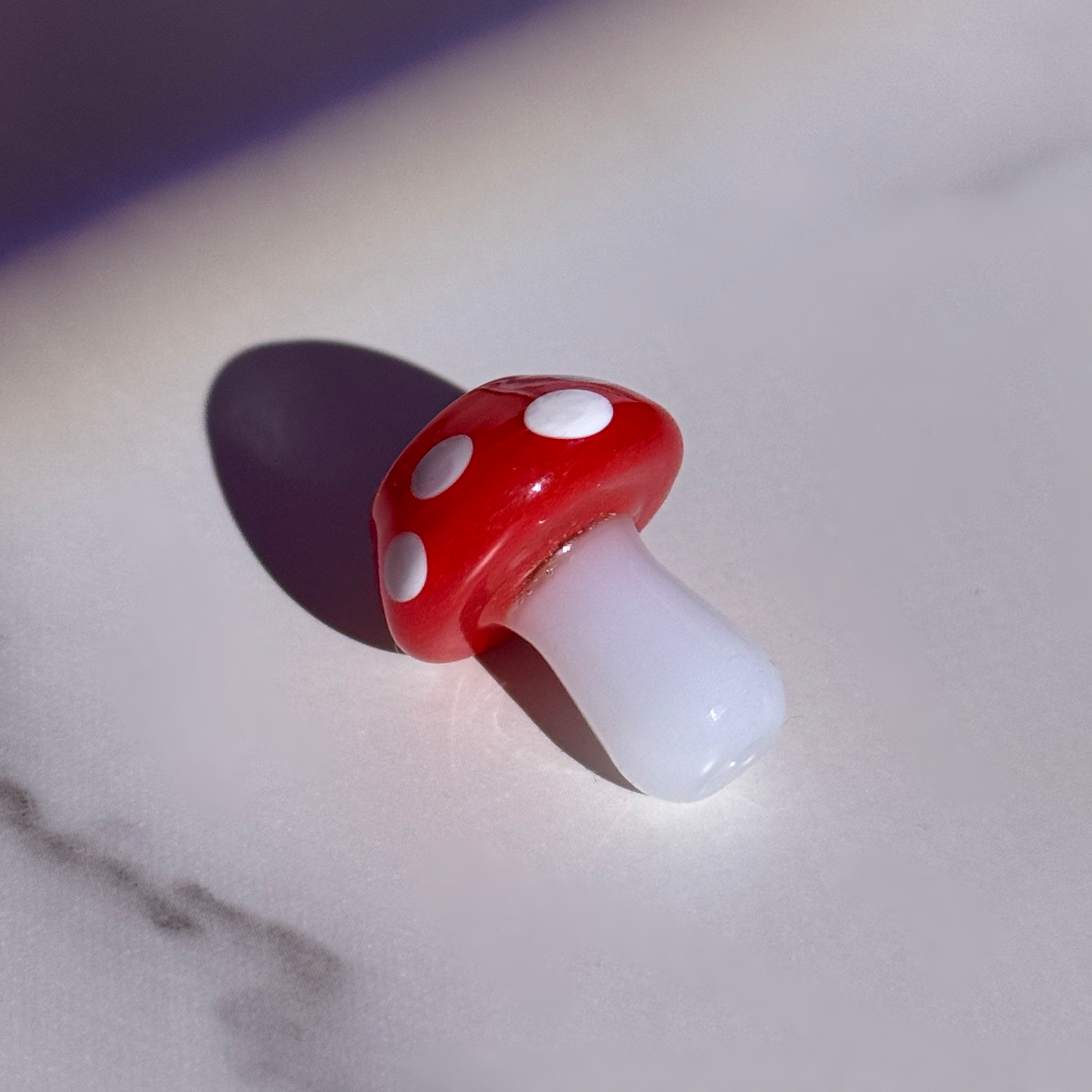 [NEW!] Handmade Mushroom Glass Bead